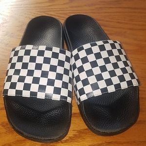 Van's Classic Checkered Slides